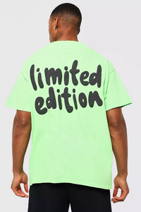 T-shirts décontractés pour hommes 100 % coton de haute qualité, à manches courtes, avec impression gonflée personnalisée, respirants, écologiques et à séchage rapide - Product Image 4