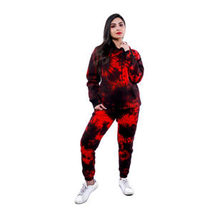 Chándales estampados por sublimación para mujer, superventas, nuevo conjunto deportivo informal para el hogar, chándal con cremallera de tela de otoño - Product Image 1