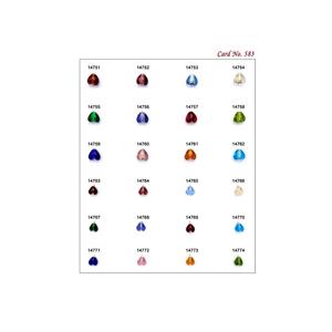 Cuentas de Vidrio en Forma de Corazón con Lámina de Plata Artesanal de la India, 7x9 mm, Multicolores, de Alta Calidad, para Crear Joyas Elegantes y Refinadas - Product Image 1