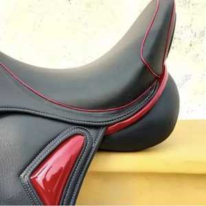 Ajuste de precisión de alta calidad para una máxima comodidad Cuero Premium Sillín de salto inglés Cuero de grano completo - Product Image 2