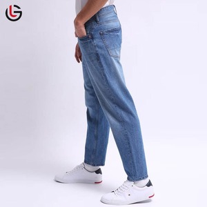 Best Quality Men's Gothic <b>Embroidered</b> Casual Woven <b>Jeans</b> Solid Color Mid-Waist Waterproof Breathable Washable Spring Outdoor Use - Product Image 2