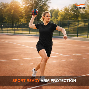 Manchon de compression sportif pour bras avec tissu respirant et anti-humidité pour la gym, l'entraînement, le cyclisme, le fitness et l'usage quotidien - Product Image 6