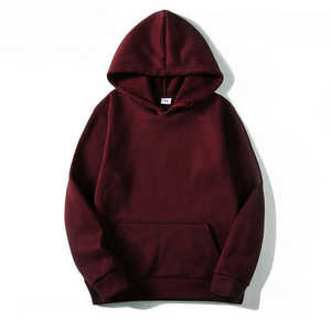 Sudadera con capucha de algodón de gran tamaño para hombre moda de invierno con logotipo de bolsillo de canguro - Product Image 3