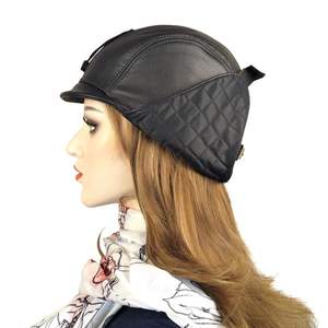 Gorra de Piloto de Cuero Estilo Hip Hop Esquí Ciclismo Logotipo Personalizado Unisex Four Seasons de POWER HINT - Product Image 3