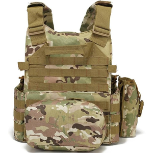 เสื้อกั๊กยุทธวิธีอเนกประสงค์แบบยูนิเซ็กซ์ ราคาขายส่ง พร้อมแผ่นป้องกัน กระเป๋าเป้สะพายหลังแบบยุทธวิธี Molle แฟชั่นสำหรับผู้ชาย - Product Image 5