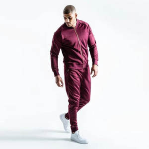 Trajes Deportivos con Capucha de Invierno de Alta Calidad, 100% Algodón, Transpirables, para Hombre, Ropa Deportiva Ajustada y Moderna para Entrenamiento - Product Image 2