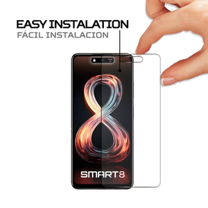 ANTISHOCK <b>Screen</b> Protector for Infinix Smart 8 India Premium Durable <b>Cover</b> for Phone's Display - Product Image 3