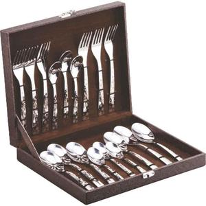 Modern Luxury Stainless Steel Mirror Polish Eco-friendly Durable Wedding <b>Flatware</b> Set for Restaurant Use - Product Image 6