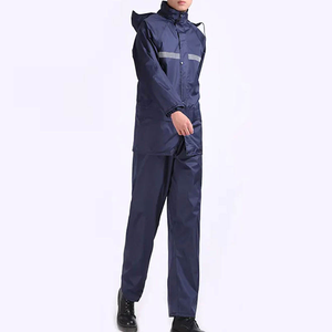 Traje de Lluvia Reflectante de Seguridad de Invierno, Tejido de Poliéster, Precio Económico, Personalizado OEM, Uniforme Amarillo - Product Image 4