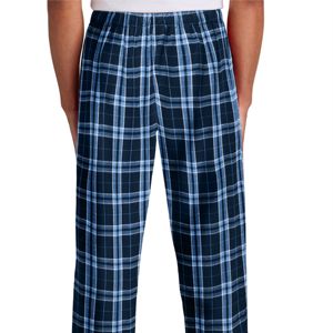 Pantalon bleu marine confortable en flanelle pour homme-Pantalon de pyjama à carreaux de haute qualité pour une coupe décontractée, idéal pour dormir - Product Image 6