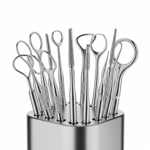 Juego de Herramientas Profesionales de Acero Inoxidable para el Cuidado Facial y Tratamiento del Acné, Extractor de Puntos Negros y Espinillas - Product Image 3