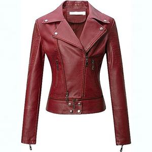 Vestes Femmes Pas Cher Hiver Veste En Cuir Respirant Élégant Véritable Veste Brunâtre de Meilleure Qualité En Gros Véritable - Product Image 1