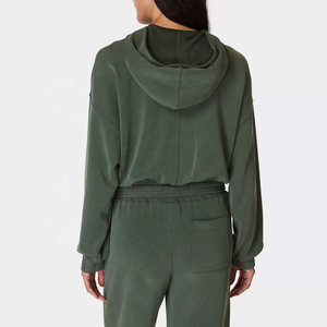 Sweat à capuche anti-boulochage à la mode pour femmes qualité respirante pour la saison hivernale col à capuche - Product Image 2