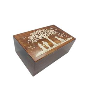 Decorative <b>Urns</b> Wooden <b>Urn</b> <b>Ashes</b> Storage Box Loving Movement White Large Personalized Cremation <b>for</b> <b>Ashes</b> Handcrafted Rosewood - Product Image 1
