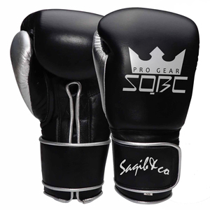 Gants d'entraînement noirs Kickboxing Gants MMA et gants de combat d'entraînement professionnel - Product Image 1