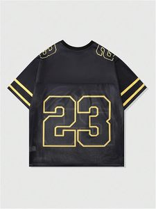 Ropa deportiva Streetwear hombres malla personalizada sublimación impresión Jersey camisa personalizada béisbol Boxy Fit OEM venta al por mayor camiseta para hombres - Product Image 6