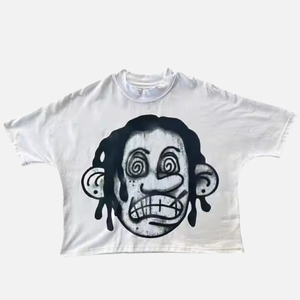 Dtg Boxy เสื้อยืดโอเวอร์ไซส์ฮิปฮอปสตรีทแวร์100% ทึบเสื้อเจอร์ซีย์ผ้าฝ้าย220 GSM สำหรับผู้ชาย - Product Image 5