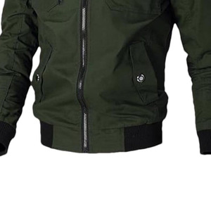 Top Design Best Design Hombres y mujeres Chaquetas de bombardero ligeras Color sólido Largo transpirable para la temporada de invierno Servicio OEM - Product Image 6