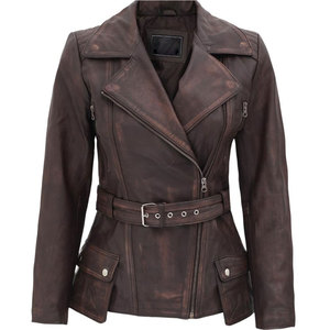 Veste en cuir pour femme, durable, coupe-vent, tricotée, écologique, respirante, de haute qualité, meilleures ventes, meilleur design, vêtements d'hiver - Product Image 1