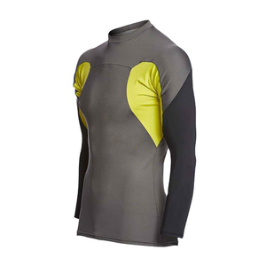 Venta caliente Rash Guard Quick Dry manga larga protección Uv para natación surf entrenamiento de buceo para hombres personalizados para diseño de logotipo - Product Image 3