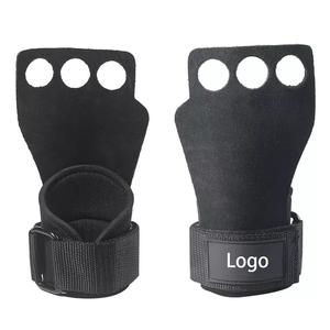 GAF New Arrival Gym Fitness Hand Grip Trending Weight Lifting Narrow Gymnastic Suede Leather Palm Protection Hands Grips - Product Image 4