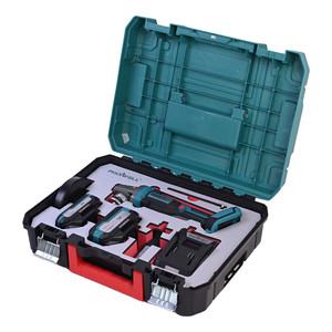 Kit combiné de <span class=keywords><strong>meuleuse</strong></span> d'angle <span class=keywords><strong>sans</strong></span> <span class=keywords><strong>fil</strong></span> <span class=keywords><strong>avec</strong></span> <span class=keywords><strong>chargeur</strong></span> de <span class=keywords><strong>batterie</strong></span> Li-Ion <span class=keywords><strong>et</strong></span> étui de transport Outils électriques portables - Product Image 1
