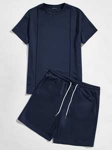 New Oversized Men's Shirt & Short Set High Demanded T Shirt For Casual Wear Wholesale Prices Lightweight and Comfortable - Product Image 2