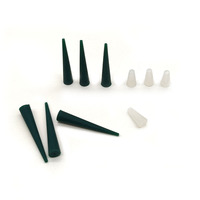 Bouchon en silicone conique creux solide personnalisé de haute qualité bouchon en caoutchouc résistant aux hautes températures