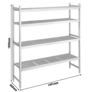 ชั้นวางของฐานอลูมิเนียม - 1491x460 มม. - รับน้ำหนักได้: 600 กก. - Product Image 2