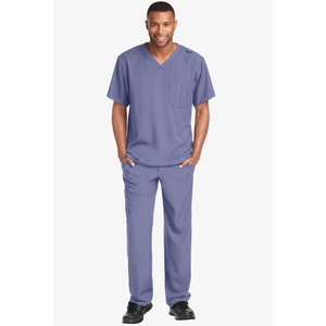 Uniformes médicaux légers d'hôpital de gommage pour les hommes et les femmes vêtements de travail confortables pour des médecins - Product Image 1