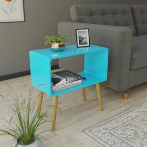 Mesita de noche, librería, mesa duradera y confiable para el espacio de la sala de estar con uso, el mejor material de madera disponible para sus muebles - Product Image 1