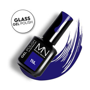 UV LED Gel Polish Color - Made in EU - CPNP - Gel Polish 116 - so Blue 12ml - Mystic Nails - Product Image 1