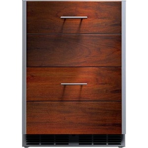 Arcadia 5.2 Cu. Pies Congelador Eléctrico para Exteriores, de Acero Inoxidable de Grado Marino, con Dos Cajones, Color Gris Carbón, para Uso Doméstico - Product Image 1