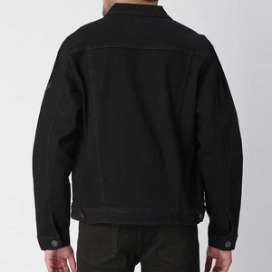 Meilleure vente Veste en jean élégante à manches longues pour hommes Meilleures ventes Vente en gros de vestes en jean vierge pour hommes OEM - Product Image 2