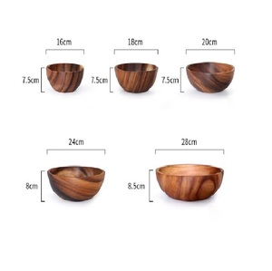 Premium Rosewood Handmade Wooden Bowl Cherry Colour Dishwasher Safe <b>Heat</b> Resistant Disposable for Salad Food Serving Storing - Product Image 6