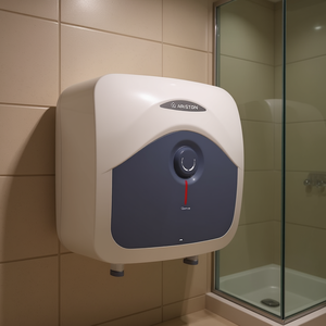 <span class=keywords><strong>Calentador</strong></span> <span class=keywords><strong>de</strong></span> <span class=keywords><strong>Agua</strong></span> <span class=keywords><strong>Ariston</strong></span> Thermo BLU EVO R 10 3 Blanco y Azul, Clase A 3100313, Modelo <span class=keywords><strong>de</strong></span> Almacenamiento, Eléctrico - Product Image 3