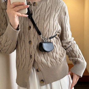 New <b>Mini</b> Simple Women's <b>Lipstick</b> Crossbody Bag PU Leather Fashionable Versatile <b>Mini</b> Wallet - Product Image 5