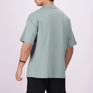 Ropa de calle de algodón 100%, camiseta ligera de gran tamaño para hombre, camisa de gran tamaño de última calidad para uso en exteriores - Product Image 3
