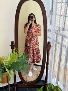 Ce magnifique maxi en coton doux réalisé avec le magnifique mélange d'impression Kalamkari - Product Image 4