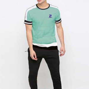 T-shirt pour homme avec logo personnalisé - 100% coton, couleurs unies personnalisées, tailles, blanc, écologique, respirant, haute qualité, fabriqué au Pakistan - Product Image 4
