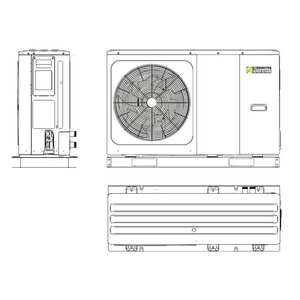 Chaudière à condensation Beretta Ciao X 30 C 30 kW avec unité hydro A+++ et pompe M 12 kW pour système CVC domestique avec R32 - Product Image 3