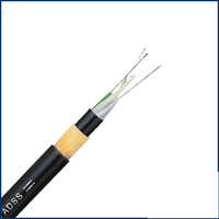 Câble à fibres optiques ADSS G.652D, modèle HNL25-KV200, portée 200m, 6-96 cœurs, prix usine, pour usage Internet/communications