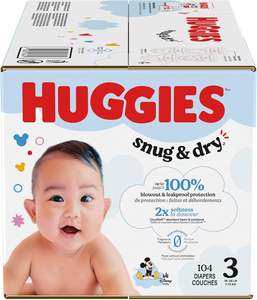 Pañales Huggies Talla 5, Pañales para Bebé Snug & Dry, Talla 5 (más de 27 lbs), 156 Unidades - Product Image 6