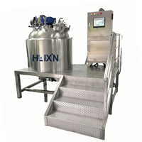 Machine à mélanger pour la fabrication de savon liquide en acier inoxydable 304/316 personnalisée, mélangeur de détergent, machine à mélanger de liquide vaisselle, réservoir de mélange