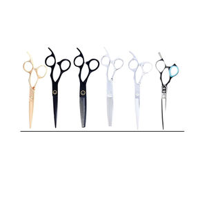 Tijeras de peinado simples usables portátiles personalizadas con anillos de dedo de aceite de pluma MEJOR CALIDAD - Product Image 6