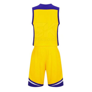 Uniformes de baloncesto más vendidos hechos en poliéster 100% uniformes sublimados de alta calidad para equipos de adultos - Product Image 3
