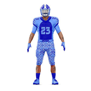 Venta Caliente Fabricantes Confiables de Uniformes de Fútbol Americano para Hombre y Uniformes Deportivos Transpirables con Logotipo Personalizado en Color Sólido - Product Image 6