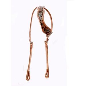 Cabestro de Cuero Genuino Hecho a Mano, Cabestro Occidental Decorado con Herramientas Manuales, Tallado y Pintado a Mano - Product Image 3