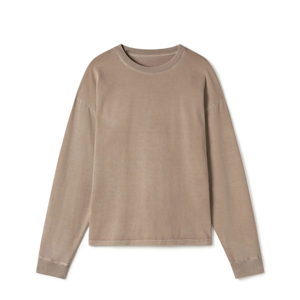 เสื้อยืดแขนยาวคอวีทรงปกติสำหรับผู้ชาย OEM ยอดนิยม เนื้อผ้านุ่ม ระบายอากาศได้ดี แห้งเร็ว - Product Image 1