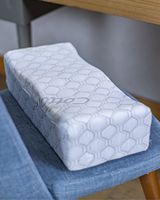 Einfaches BBL Orthopädisches Visco-Memory-Schaum-Kissen in Weiß, 41x19x10cm, Anpassbar, Leichtgewichtig, für Bett, Körper, Chirurgie, Sitzen und Gesundheit